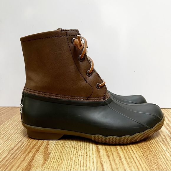 Sperry | Top-Sider  Saltwater Duck Boot Size 6.5 Dark Brown - Picture 3 of 9